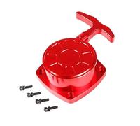 Piezas Orugas RC para Hpi para Rofun para BAHA para Rovan para Km para Baja 5b 5t 5sc 1/5 RC Piezas Actualización Coche CNC Metal Easy Pull Starter Motor 45cc-71cc(Red)