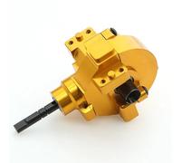 Piezas Orugas RC para HSP EPX 94101 94103 94111 94123 1/10 RC Piezas Actualización Coche Unidad Delantera Aluminio Diff Conjunto Caja Cambios Trasera Metal(Gold,Rear)