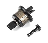 Piezas Orugas RC para Losi 5ive-t para Rofun para Rovan Lt para Km X2 1/5 RC Piezas Actualización Coche Metal Diff Helicoidal Conjunto Engranaje Trasero Delantero(Titanium,Front)