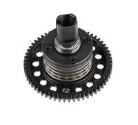 Piezas Orugas RC para Losi 5ive-t para Rofun para Rovan Lt para Km X2 1/5 RC Piezas Actualización Coche Metal Diff Helicoidal Conjunto Engranaje Trasero Delantero(Titanium,Middle)
