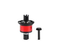 Piezas Orugas RC para Losi 5ive-t para Rofun para Rovan Lt para Km X2 1/5 RC Piezas Actualización Coche Metal Diff Helicoidal Conjunto Conjunto Engranaje Trasero Delantero(Red,Rear)