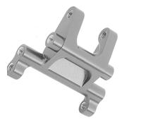 Piezas Orugas Rc Para LOSI PROMOTO-MX FXR-LOS06000 FXR-LOS06002 1/4 Aluminio 7075 Montaje Suspensión Delantera Motocicleta Rtr Reemplazar Piezas(Silver)