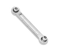 Piezas Orugas Rc Para MJX Para Hyper Go 14209 14210 H14BM 1/14 CNC Biela Aluminio Enlace Dirección RC Coche Actualizaciones Piezas Repuesto Refacción(Silver)