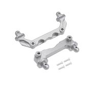 Piezas Orugas Rc Para Mjx Para Hyper Go 14210 2 Uds Aleación Aluminio Parte Delantera Trasera Del Coche Columna Pilares Cuerpo Poste RC Mejora Piezas Repuesto(Silver)