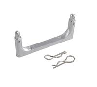 Piezas Orugas Rc Para MJX Para Hyper Go 14301 14302 14303 1/14 Cuerpo Pilar Carcasa Frontal Metal Piezas Fijas Mejoradas Accesorios Modelo Coche RC(Silver)