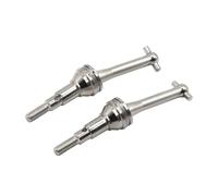 Piezas Orugas Rc Para MJX Para Hyper Go 14301 14302 14410 1/14 2 Uds Ejes Transmisión Metal Perro Hueso Camión CVD RC Actualización Coche Piezas Accesorios Sobre Orugas(Silver)