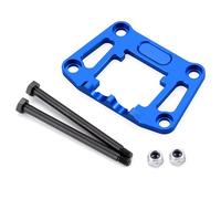 Piezas Orugas Rc Para Traxxas Para Mini Para Maxx 1/16 Montaje Mamparo Trasero Aleación Aluminio Fortalece Las Piezas Mejora Modelo Accesorio Reemplazo Orugas(Blue)