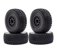 Piezas Orugas RC para Traxxas para Slash para Arrma para Senton 1/10 RC Piezas Actualización Coche 4 Uds Neumáticos Camión Recorrido Corto 112mm con Hex. 12mm(SizeA)