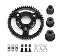 Piezas Orugas Rc Para Traxxas Para Slash Para Stampede Para Rustler 4x4 Para VXL 6842 6843 3956 1/10 Engranaje Principal Acero Endurecido 32 Paso 0,8 M RC(Size3)