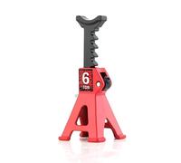 Piezas Orugas RC para Traxxas para TRX-4M para Axial para SCX24 1/24-1/18 RC Piezas Actualización Coche Soportes Gato Par Elevación Herramienta Cambio Neumáticos(Red)
