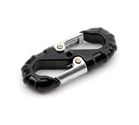 Piezas Orugas Rc Para Traxxas Para TRX4 Para Axial Para SCX10 1/10 RC Crawler Car Piezas Actualización Gancho Remolque Metal Rescate(Black)