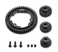 Piezas Orugas RC para Traxxas para X-maxx 1/5 para E-revo 2,0 para VXL para MAXX 1/10 RC Piezas Actualización Coche Acero 46-50-52-54T Spur M1 18-20-22T Engranajes Piñón(50T)