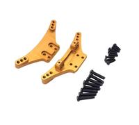 Piezas Orugas Rc Para Wltoys 12401 12402-A Para Buggy 1/12 Soportes Torres Choque Metal Accesorio DIY Coche Camiones Modelo Sobre Orugas RC Piezas Modificadas(Yellow)