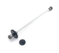 Piezas Orugas Rc Para WLtoys 124016 124017 124018 124019 1/12 Piezas Coche Control Remoto Actualización Metal Conjunto Eje Transmisión Central Engranaje Motor 27T(Silver)