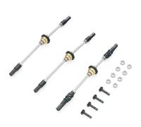 Piezas Orugas Rc Para WPL C14 C24 C34 B14 B24 B16 D12 1/16 Diferencial Metal Eje Delantero Medio Trasero Engranaje Acero Transmisión Piezas Mejora Coche RC(Size2)