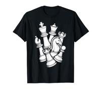 Piezas para Amantes del ajedrez Jugador Vintage Listo para Jugar Camiseta