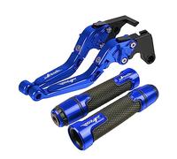 Piezas Para Aprilia RSV4R RSV4 R 2009-2019 2010 2011 Palanca De Freno De Embrague De Motocicleta, Palancas Plegables Ajustables Extensibles, Empuñaduras De Manillar(Azul)