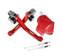 Piezas Para BETA RS 4T 2008 2009 2010 2011 Palancas De Embrague De Freno Plegables Para Motocross Stunt Easy Pull Cable System CNC Accesorios(Rojo)