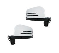 Piezas para coche Conjunto Cubierta Espejo Retrovisor Para Benz Clase G (W463, G55, G65, G550, G500, G400, G350, Años 1992 A 2017) Espejo Retrovisor Completo(White a pair)