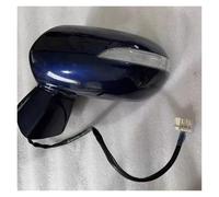 Piezas para coche Para FIT Para JAZZ Para CITY 2003-2008 5 Cables Con Indicador Sin Plegado Automático 1 Pieza Conjunto Espejo Retrovisor Coche Espejos retrovisores completos(Blue-Left Side)