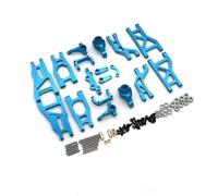 Piezas para Coches RC Compatible con Tamiya Fighter NXGEN DT04 58741 1/10 RC Coche Piezas Upgrade Kit Metálico Brazos Suspensión Piezas De Desgaste(Blue)