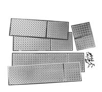 Piezas para Coches RC para Tamiya 1/14 para Volvo FH16 Remolque Camión Tractor Piezas Placa Antideslizante Tiras Decorativas RC Actualización De Coche Accesorios Modificados