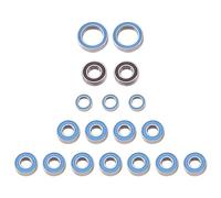 Piezas para Coches RC para Tamiya para CC01 1/10 RC Coche Actualizaciones Piezas Accesorios 18 Uds Kit De Rodamiento Bolas Sellado Goma