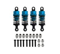 Piezas para coches RC Para Tamiya Para TT-01 Para TT-02 1/10 4 Piezas Amortiguadores Metal Juego Aceite Coche RC Accesorios Actualizaciones Reemplazo Y Reparación(Blue)