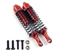Piezas para coches RC Para Traxxas 727 1/10 Para Slash Para Stampede Para Rustler Para Rally 4x4 Amortiguador Trasero Delantero Ensamblado Metal Big Bore Shocks RC Coche Camión Accesorios(Red,Front)