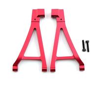 Piezas para coches RC Para Traxxas Para Summit Para E-Revo VXL 1/16 Juego Brazo Suspensión Inferior Delantero Trasero 7131 7132R Accesorios Piezas Actualización Automóviles RC(Red,Front Lower Arm)