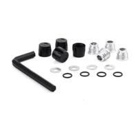 Piezas para Coches RC para Trxs para TRX4 para TRX6 para Axial para SCX10 90046 para Tamiya para MST 1/10 RC Reptil Coche M4 Nuez Rueda Borde Centro Gorro(Black)