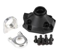 Piezas para Coches RC para VS4-10 para Phoenix VRD para Vanquish H10 Optic F10 CNC Aluminio Tercer Miembro Conjunto Trasero Delantero Diff Cubierta Eje RC Piezas(Black,Front)