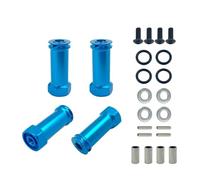 Piezas para coches RC Para Wltoys 12428-ABC 12429 12423-ABC 12423 1/12 rc Car Parts Adaptadores Para Cubo Hexagonal Rueda Aluminio De 12 Mm Adaptador Extensión 30 Largo Acoplador Combinador(Sky Blue)