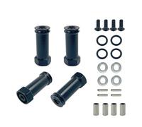 Piezas para coches RC Para Wltoys 12428-ABC 12429 12423-ABC 12423 1/12 rc Car Parts Adaptadores Para Cubo Hexagonal Rueda Aluminio De 12 Mm Adaptador Extensión 30 Largo Acoplador Combinador(Black)