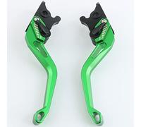 Piezas Para Ducati MONSTER M1100 M1100S M1100EVO 2009-2012 2013 Palancas De Freno De Embrague De Motocicleta Ajustable 3D Rombo Textura CNC Aluminio Con Logotipo(Verde)