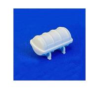 Piezas para embarcaciones 10 piezas de 25, 30, 50, 72, 100, 150 y 200 escalas, balsa salvavidas de plástico, cabina de salvamento, moldeo por inyección for piezas de barco de simulación RC(30 scale)