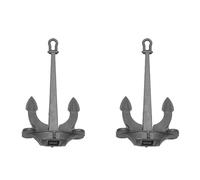 Piezas para embarcaciones 2 piezas de anclajes de pasillo ABS aptos for modelos de barco RC de 17,5 x 10 mm, 41 x 23 mm y 64 x 35 mm. Anclaje móvil for ensamblaje de barco náutico simulado.(Type 5)