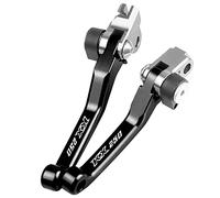 Piezas Para Kawasaki KX250 2005 2006 2007 2008 Motocicleta Dirt Bike Freno Palancas De Embrague Dirt Bike Pivot Palanca De Palanca CNC(Negro)