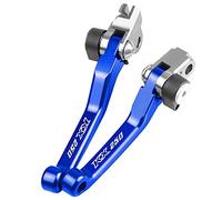 Piezas Para Kawasaki KX250 2005 2006 2007 2008 Motocicleta Dirt Bike Freno Palancas De Embrague Dirt Bike Pivot Palanca De Palanca CNC(Azul)