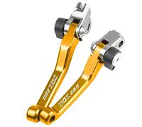 Piezas Para Kawasaki KX250 2005 2006 2007 2008 Motocicleta Dirt Bike Freno Palancas De Embrague Dirt Bike Pivot Palanca De Palanca CNC(Oro)