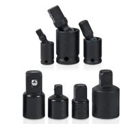 piezas para llave de impacto, adaptador de vaso giratorio, reductor de 3/8"