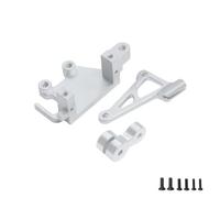 Piezas Para LOSI Promoto MX 1/4 Alta Resistencia Metal Servo Soporte Brazo Precisión Montaje RC Motocicleta Repuestos(Silver)