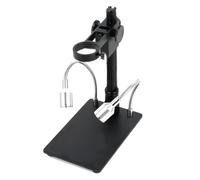 Piezas para microscopios de laboratorio 2K 48MP USB Industrial Electrónico Digital Microscopio Cámara 150X C Montaje Lente Doble Soporte(Stand)