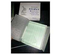 Piezas para microscopios de laboratorio 50 unidades/paquete de portaobjetos for microscopio con portaobjetos transparentes cóncavos, suelo de microobjeto de 25,4mm X 76,2mm