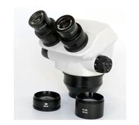 Piezas para microscopios de laboratorio Cabezal de microscopio estereoscópico binocular WF10X/22 mm, ocular de gran campo de visión, 3,5 X-100 X, 0,5 X, 2,0 X(3.5X-100X 0.5X 2.0X)