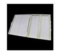 Piezas para microscopios de laboratorio Caja de portaobjetos de microscopio, caja de soporte de armario for 10, 25, 50 o 100 piezas, almacenamiento de portaobjetos de microscopio(For 100 pieces)
