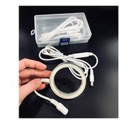 Piezas para microscopios de laboratorio Lámpara de luz de anillo LED ajustable de brillo ultrafino for reparación industrial microscopio estéreo USB 60 iluminador LED