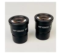 Piezas para microscopios de laboratorio Microscopio estereoscópico binocular/triocular Ocular WF10X/20, WF10X/22 Campo de visión 10X, 30 mm(WF10X 22MM)