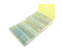 Piezas para microscopios de laboratorio Microscopio preparado Tobas de vidrio Espécimen biológica de espécimen animal for 12 50 100(200 pieces)