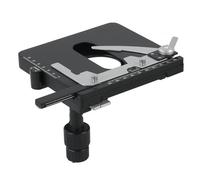 Piezas para microscopios de laboratorio Plataforma móvil de etapa mecánica de doble capa for microscopio biológico con muestra de diapositiva(2)